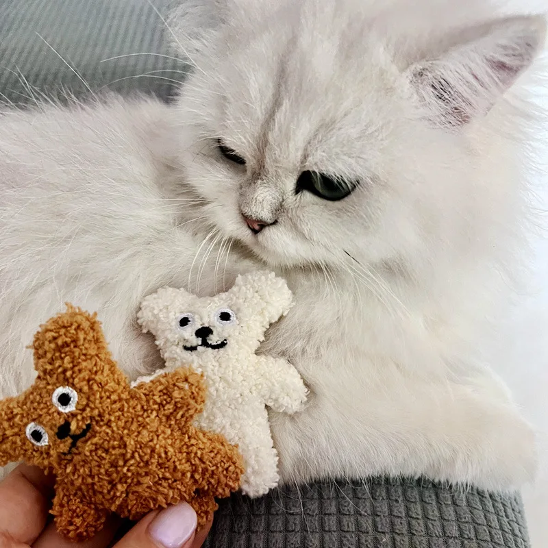 Pet Cat Mint Doll Plush Dog Toy Teddy Toy Pomerian Dog Accessories Dog Toys for Small Dogs Puppy 1005009686796994