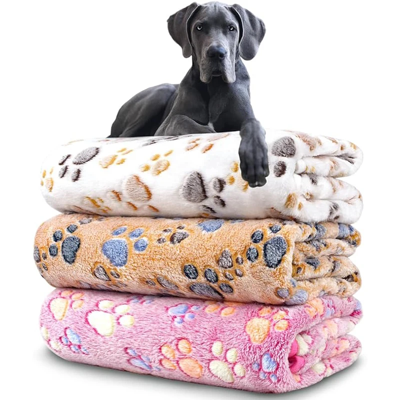 Dog Blankets Cat Soft Fluffy Fleece Pet Blanket Warm Cute Print Design Puppy Kitten Doggy Paw Small 1005009699425222