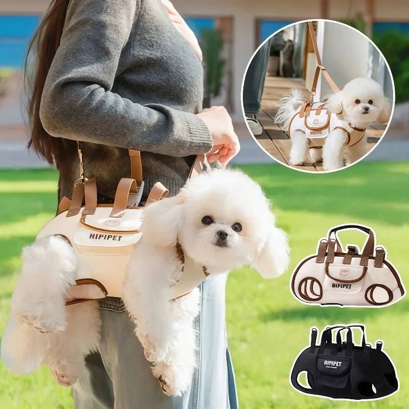Dog Harness Backpack Portable Cats Breathable Leash Backpack Adjustable Shoulder or Hand Carry 1005009709117357