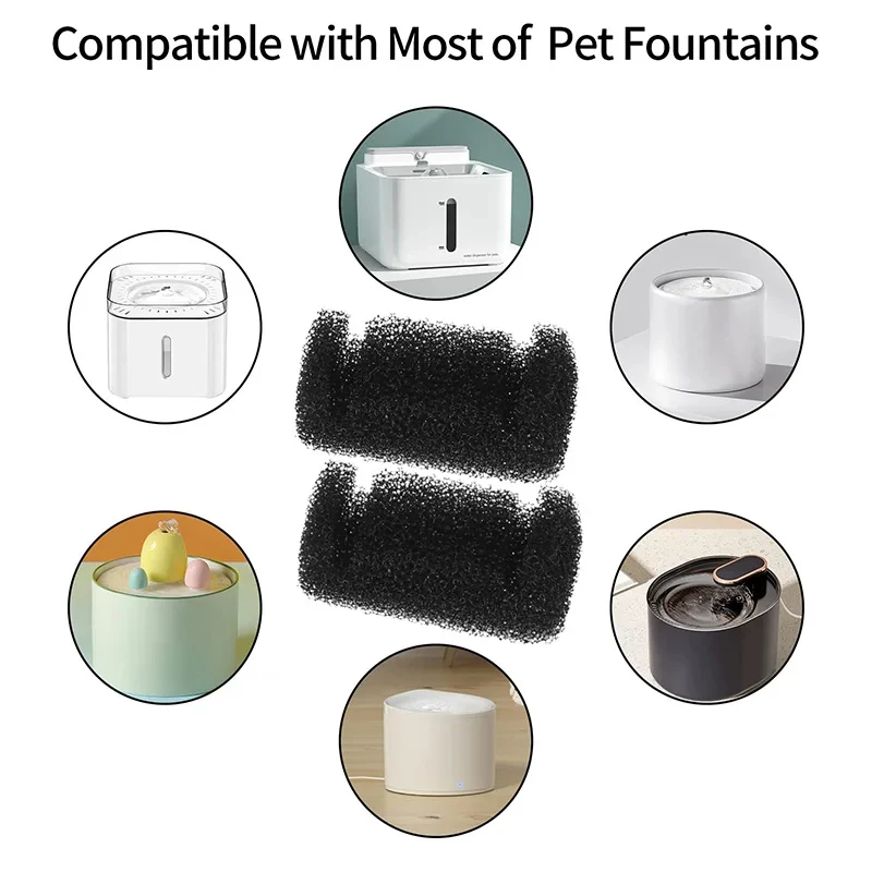 Pet Drinking Sponge Filter Water Dispenser for Cats and Dogs Healthy Sponge Filter Pet Drinking 1005009719859117