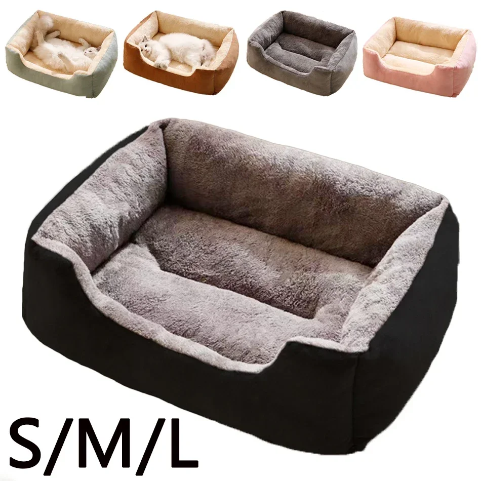 Bed for Cats Pet Products Cushions Kitten Goods Accessories Dog All Houses Supplies Things 1005009726272964