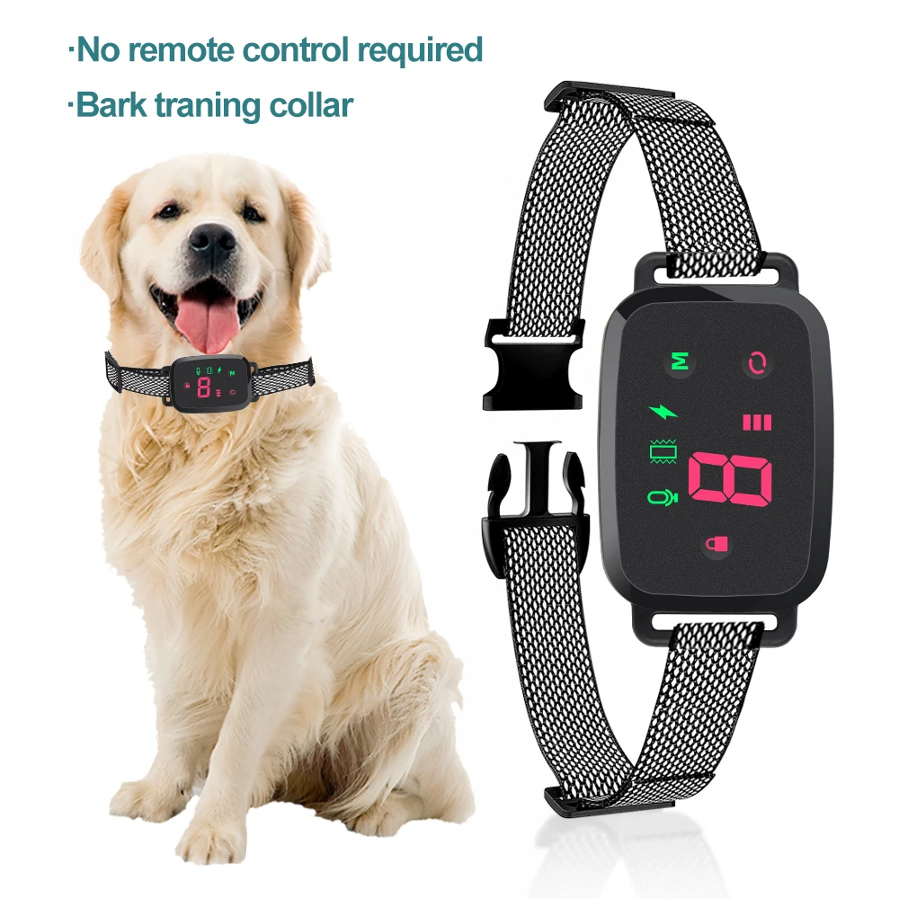 Dog Anti Bark Collar 3 Modes Rechargeable Waterproof Humanized Adjustable Automatic Dog Bark 1005009733212667