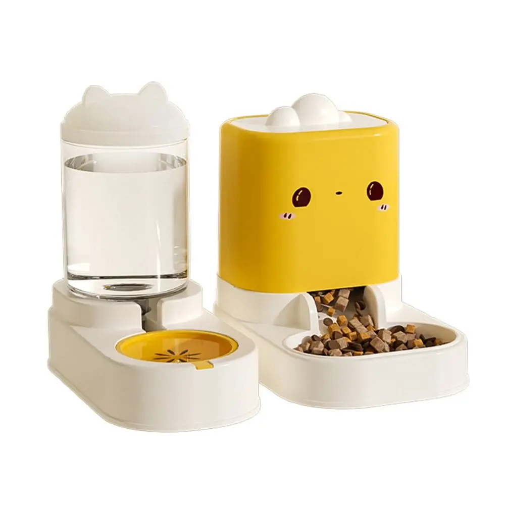 Cute Automatic Cat Feeder Large Capacity No Lag Pet Water Dispenser Convenient Cat Shape Cat Food 1005009740271012