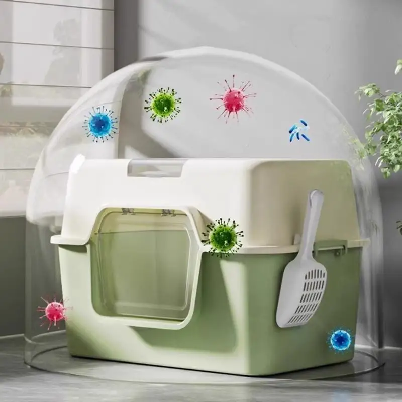 Easy to Clean Enclosed Litter Box for Cats Smooth Surfaces Enclosed Easy Cleaning Litter Box 1005009742739814