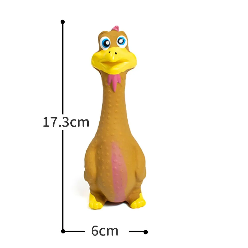 New Bite Resistant Dog Chew Toy Yellow Rubber Super Durable Interactive Dog Toy Funny Squeeze Sound 1005009750758436