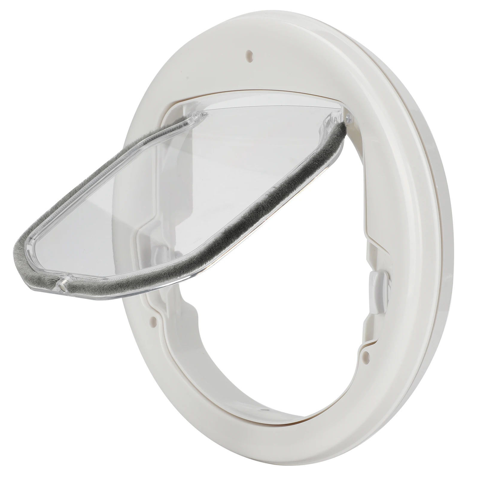 Pet Flap Door Two‑way In Out Dog Cat Flap Magnet Door Round Plastic Doorway Pet Supply 1005009763201412
