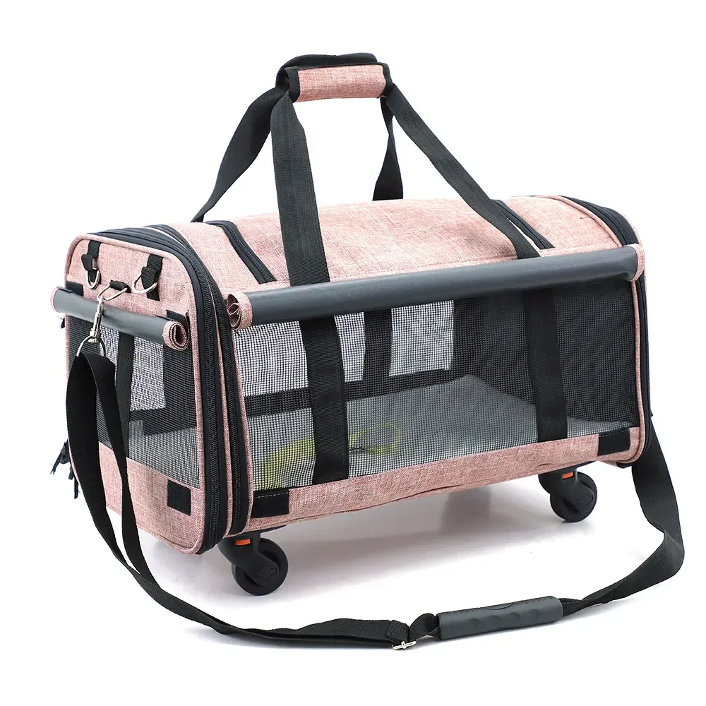 Portable Airline-Approved Dog and Cat Carrier Bag Soft Sided Puppy Travel Bag for Hiking for Small 1005009767574964