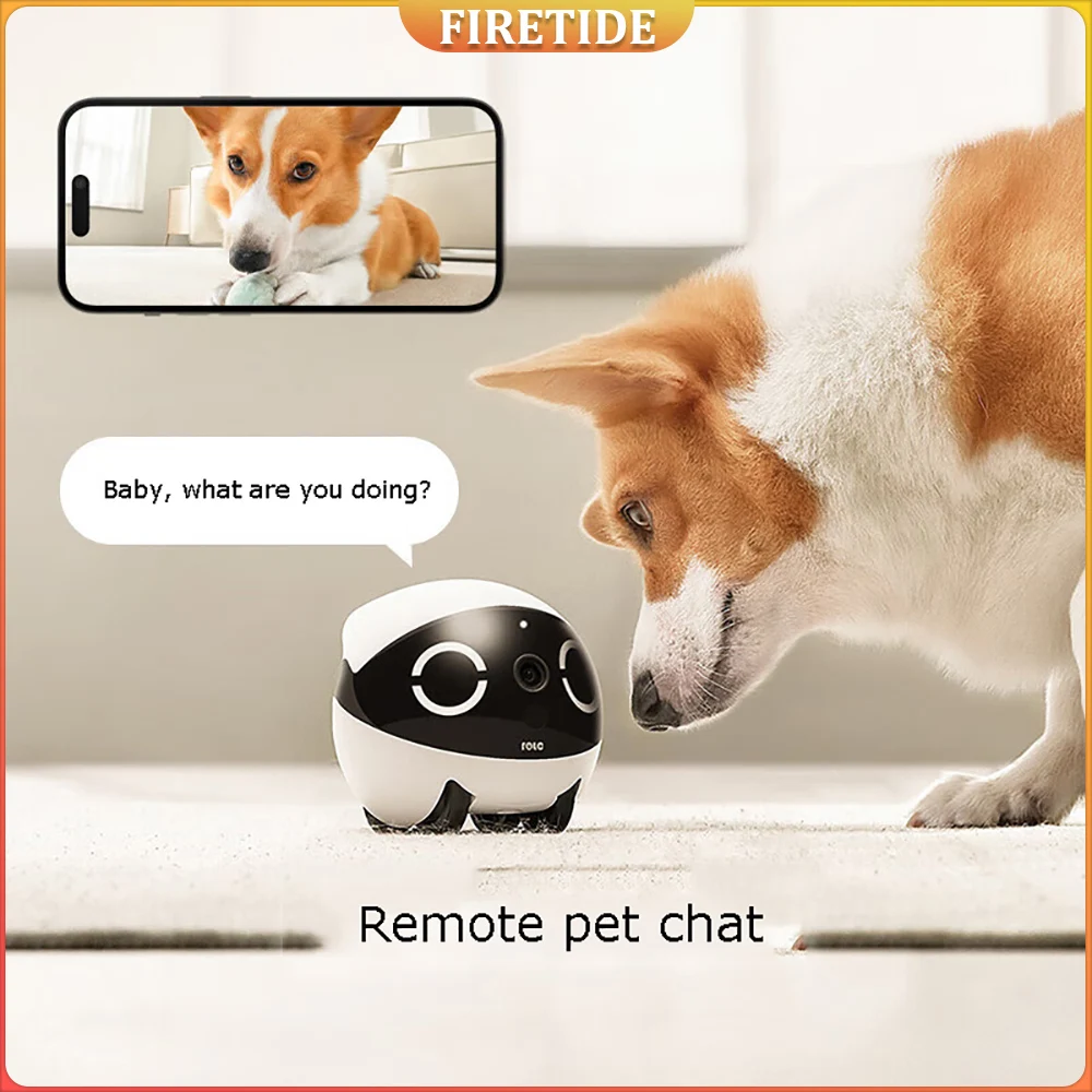 Home Security Pet Camera Tumbler Design Realtime Control Mini Companion Robot 2K Camera Night 1005009769890435