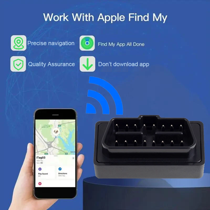 Mini GPS Tracker for Car OBD2 GPS Locator with Find My APP for Apple Itag OBD GPS Monitor Tracker 1005009770550907