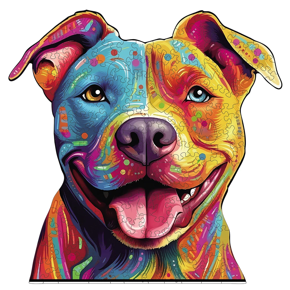 Wooden Puzzle for Adults, Colorful Dog Puzzles 1005009773206451