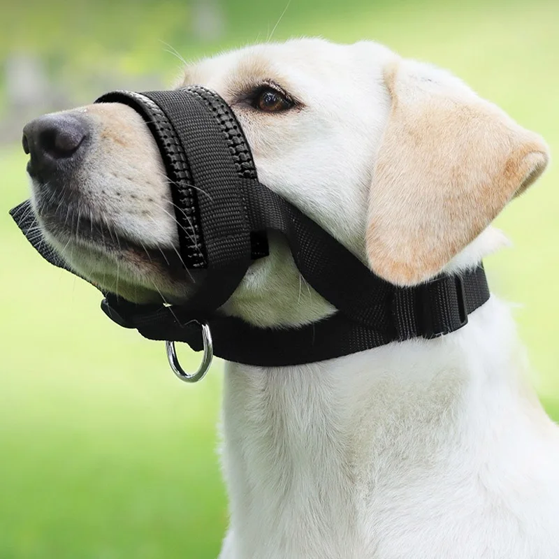 Adjustable Dog Muzzle Prevent Biting and Barking Safety Breathable Pet Muzzle Anti-Bite & Bark 1005009782357576