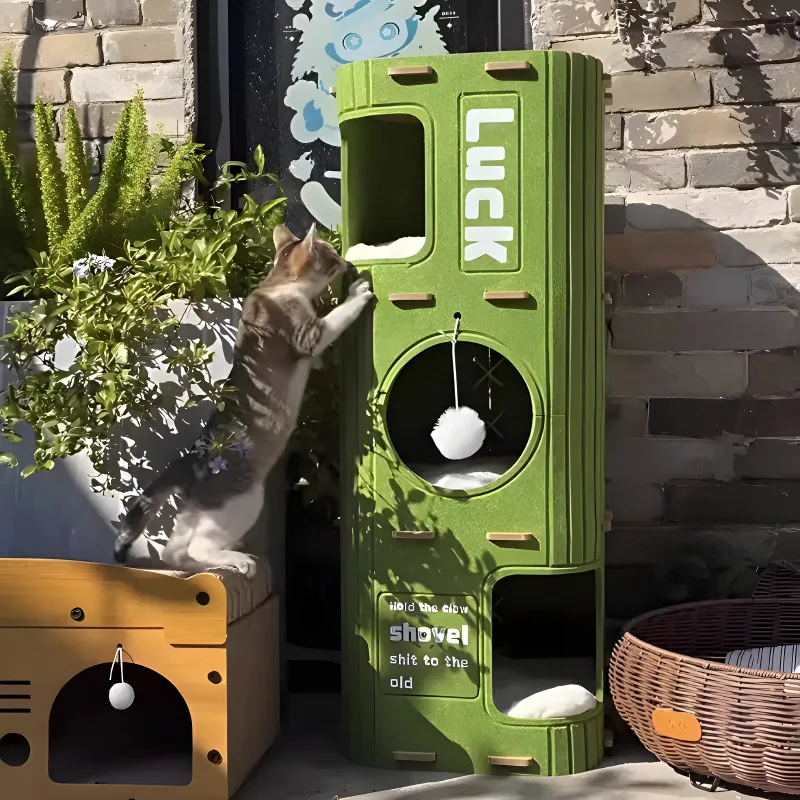 Multi-Layer Cat Nest Cat Climbing Frame Integrated Closed Security Cat Sleeping Nest 1005009784646204