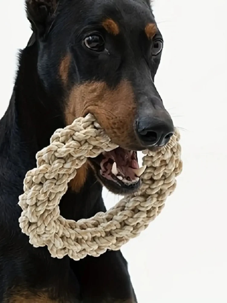 1pc Pet Dog Rope Toy Durable Chew Bite Resistant Interaction Pet Toys Medium Large Dogs Retriever 1005009792543879