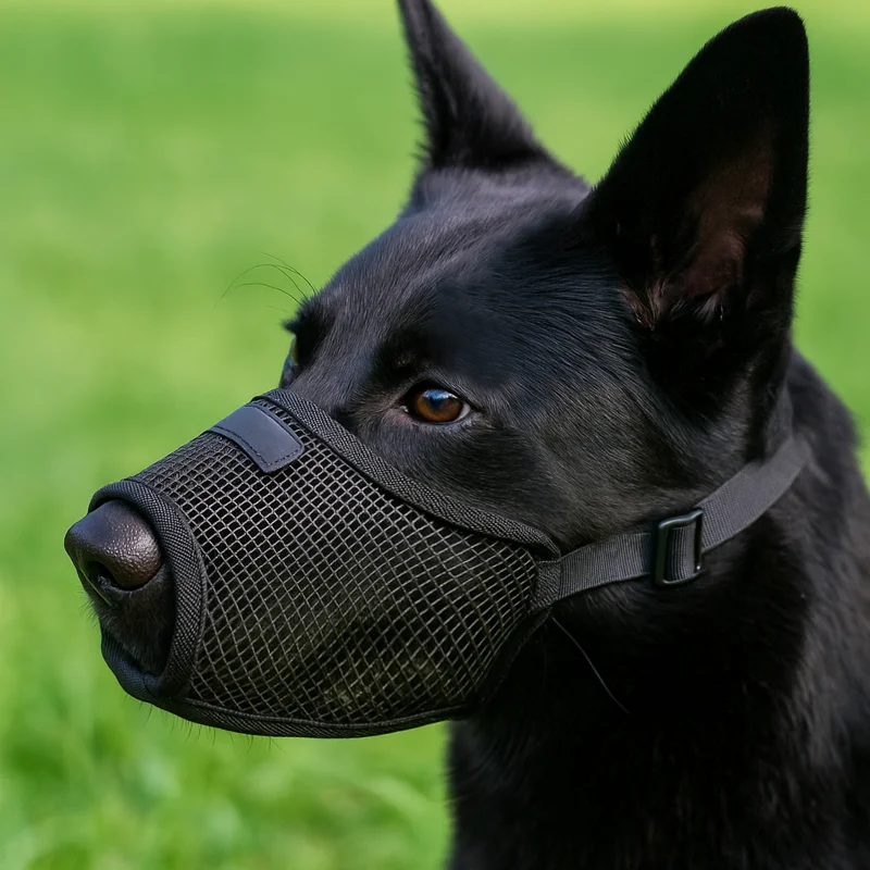 Dog mouth cover, pet dog breathable mesh mouth cover, anti bite, can drink water 1005009801465110