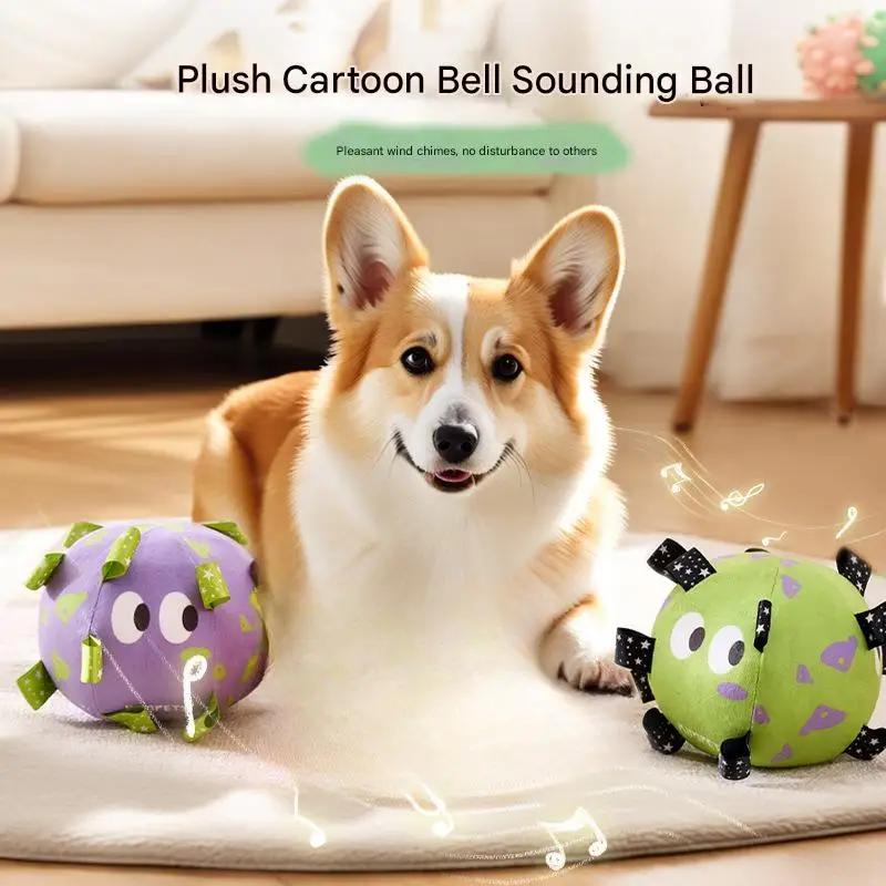 Dog Soccer Ball with Bell, Pet Training Fetch Toy for Small Large Dogs 1005009805626518