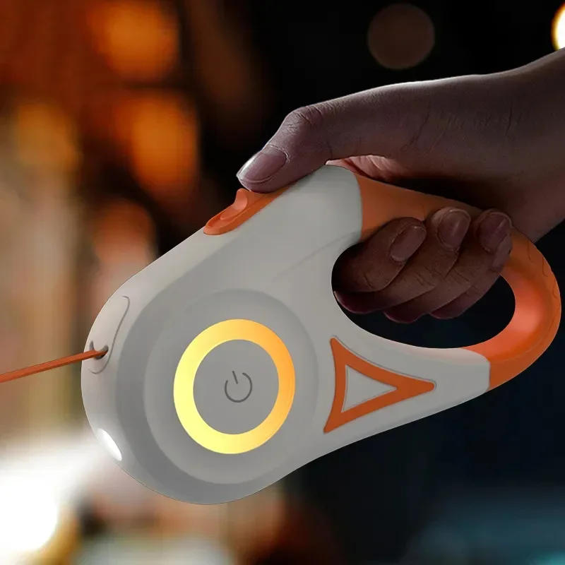 LED Luminous Automatic Retractable Dog Leash 3M/5M Fashion Light Strap for Puppy Pet Walking 1005009809239509