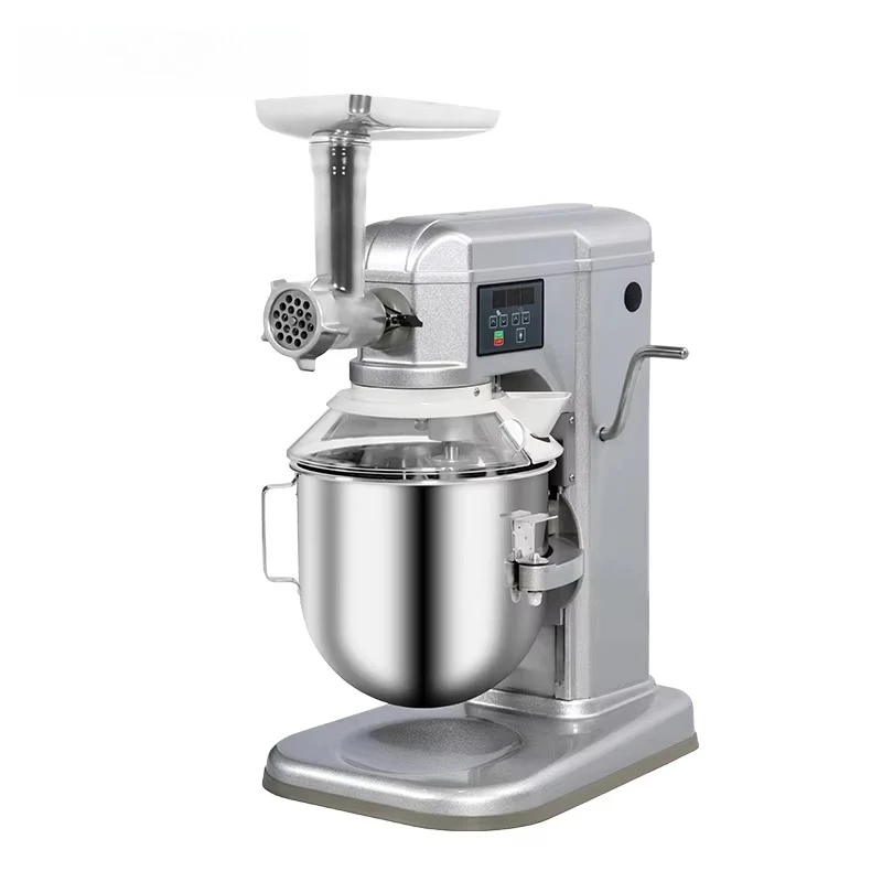 8L Planetary Food Mixer And Spiral Dough Mixer With Meat Slicer Commercial Stand Mixer For Bread 1005009812931319