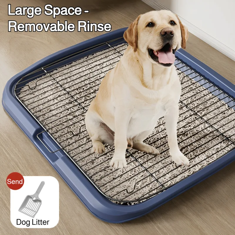 Large Pet Dog Toilet Medium and Large Dogs Toilet Training Equipment Stainless Steel Full Cleaning 1005009820675078