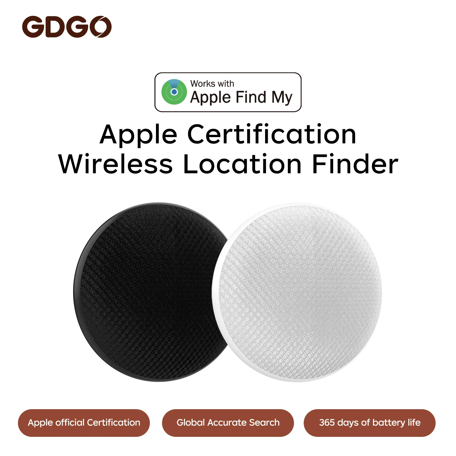 GDGO Apple Mfi Certified Tracker, Airtag Alternative for Pets Collar & Bike 1005009823725216