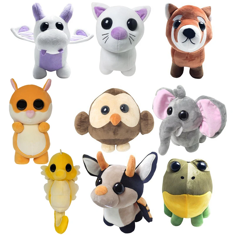 ADOPT ME Plush Toys Adventure Animals Stuffed Doll Cartoon Pet Plushie Pillow Girlfriend (25cm) 1005009828172654