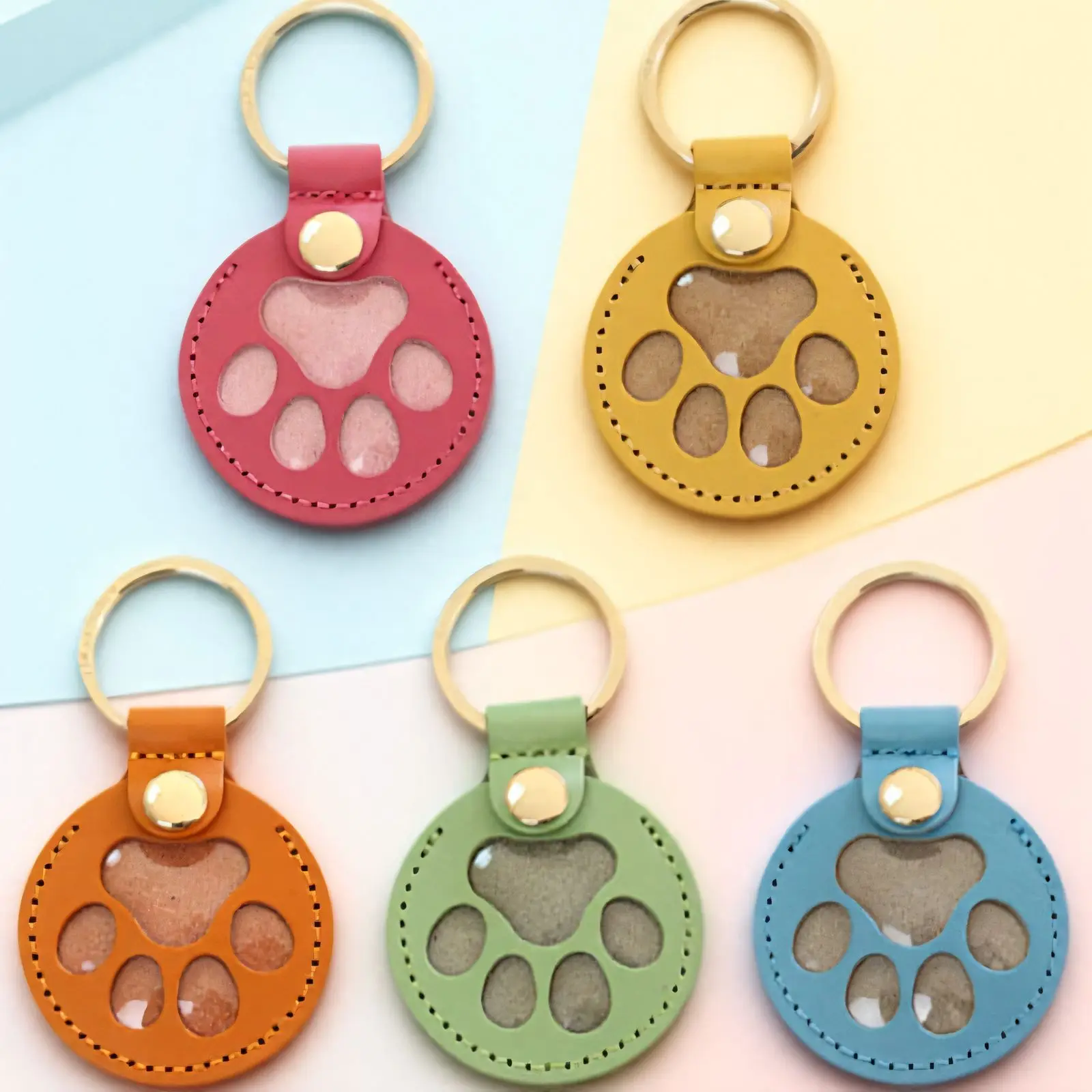 Pet Hair Storage Bag Cat & Dog Hair Memorial Keychain Creative Pet ID Tag 1005009834363413