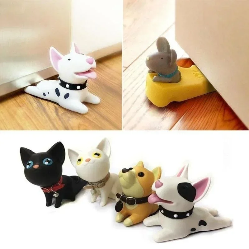 Creative Cartoon Dogs Mouse Gate Stopper Rubber Baby Child Safety Door Stopper Impact Proof Noise 1005009842388860