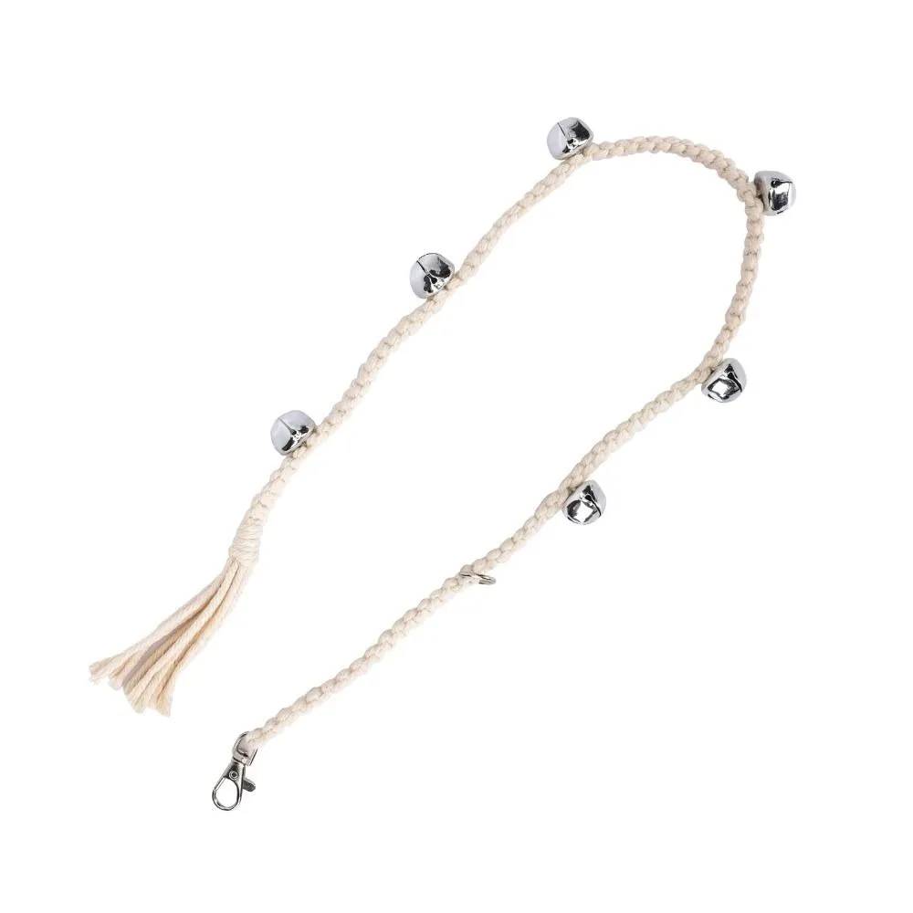 Cotton Rope Dog Training Bell Woven Hanging Alarm Puppy Rope Bells Durable Adjustable Dog Talking 1005009856732521