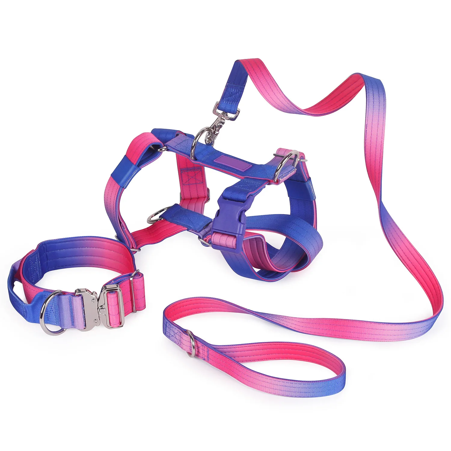 Tactical Dog Harness Dog Leash Collar -No-Pull Outdoor Training Anti-Escape Pet harness Pet Harness 1005009859033073