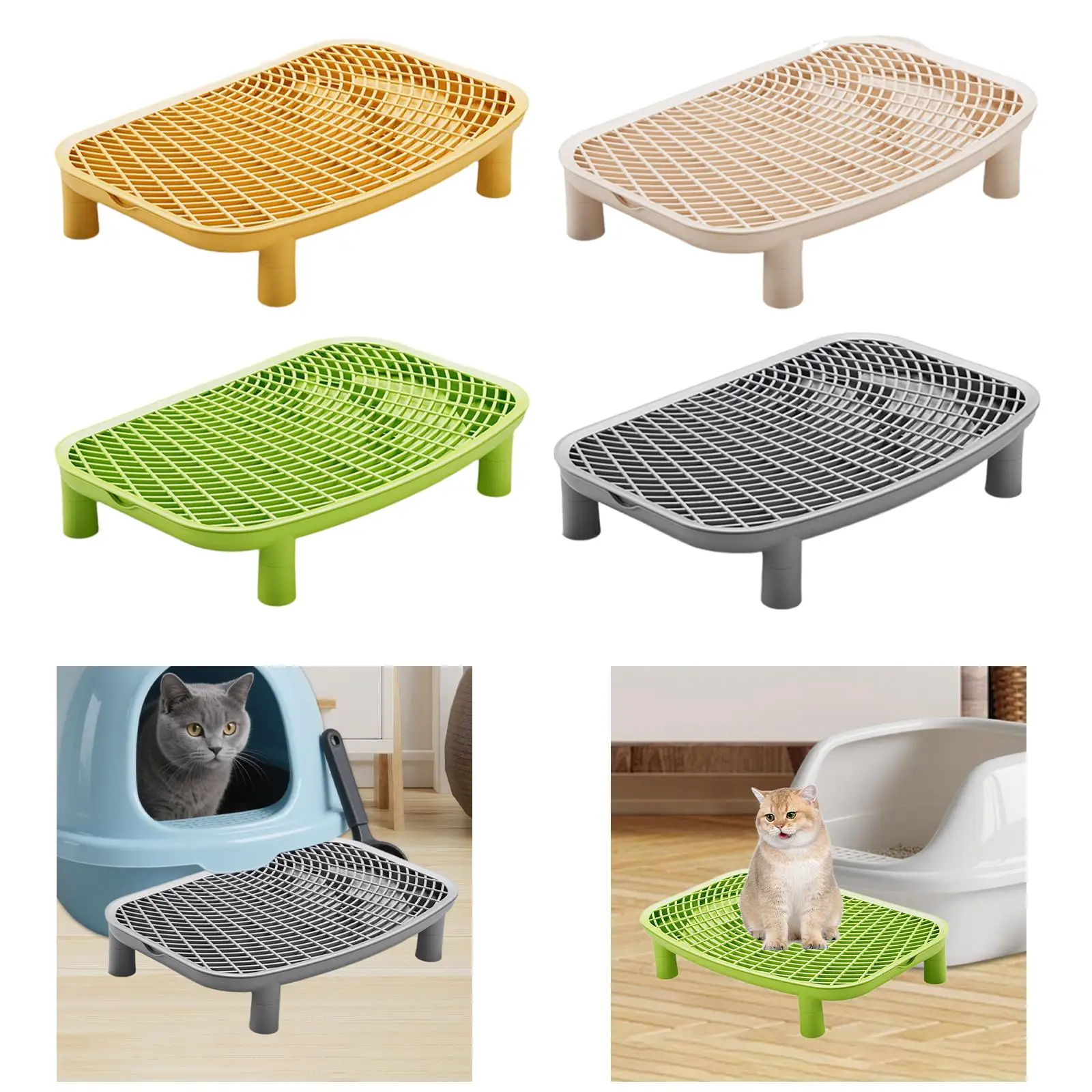 Cat Litter Ramp Kitten Litter Box Footboard with Filter Function Pet Cleaning Supplies Cat Step 1005009860727929
