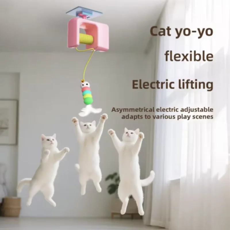 Pet Cat Toys Electric Smart Door Hanging Toy Self-Entertainment and Fun Cat Interactive Amusement 1005009861441680