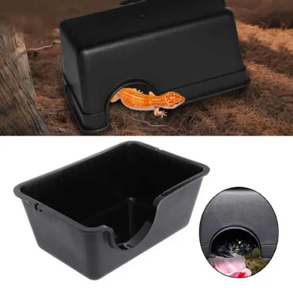 Small Reptiles Pets Toys Gecko Snake Shelter House Food Water Bowl Cave Climbing Box Small Animal 1005009862211022