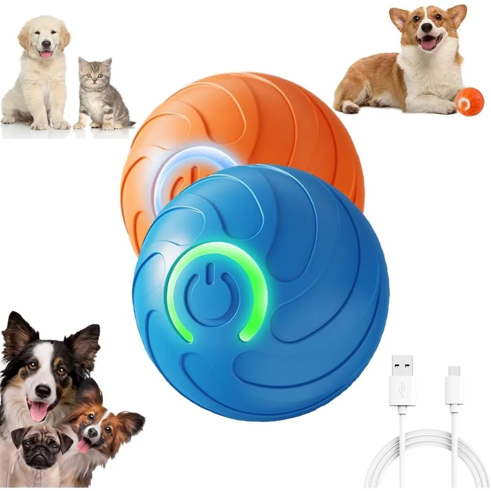 Smart Jumping Ball Dog Toy, Shaky Balls Toy for Dogs, Vibrating Dog Balls, BouncingBall for Dog 1005009873034234