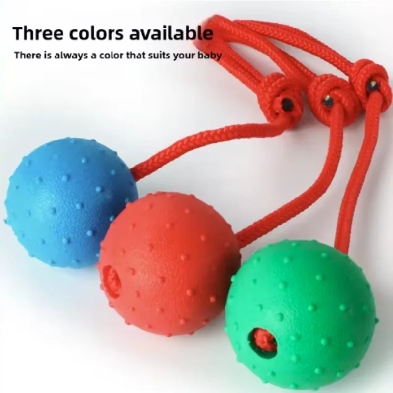 Indestructible Dog Ball Pet Training Dog Toy Puppy Tug Balls Toys Pet Chew Toys Solid Rubber Balls 1005009885414686