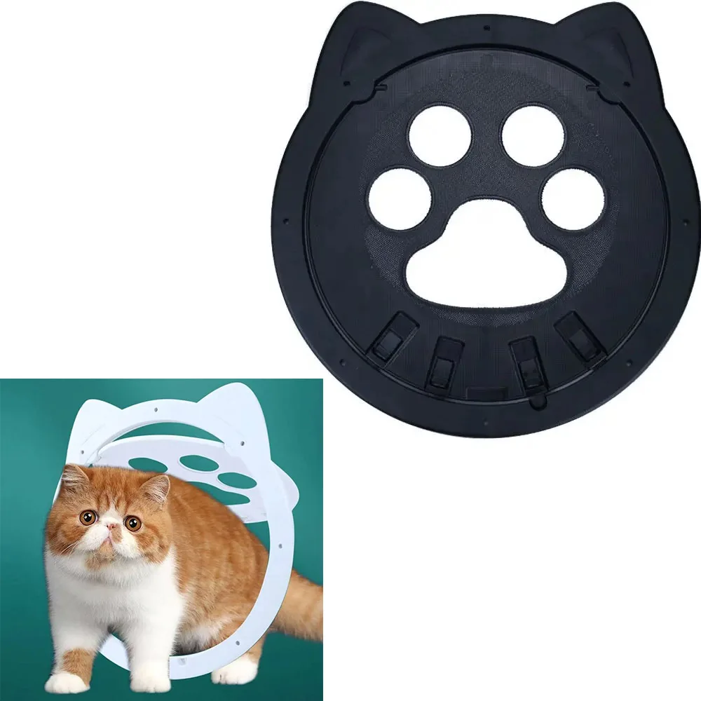 Pet Screen Door Magnetic Self-Closing Small Dogs and Cats Door with Locking Function for Screen Door 1005009890204415