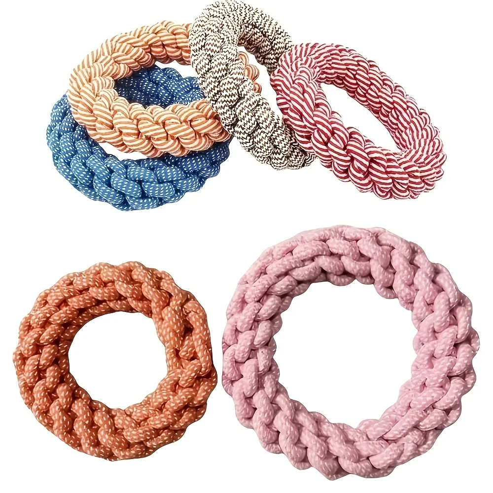 Pet Dog Rope Toy Durable Chew Bite Resistant Drag Toys for Medium Large Dogs Golden Retriever 1005009894965051