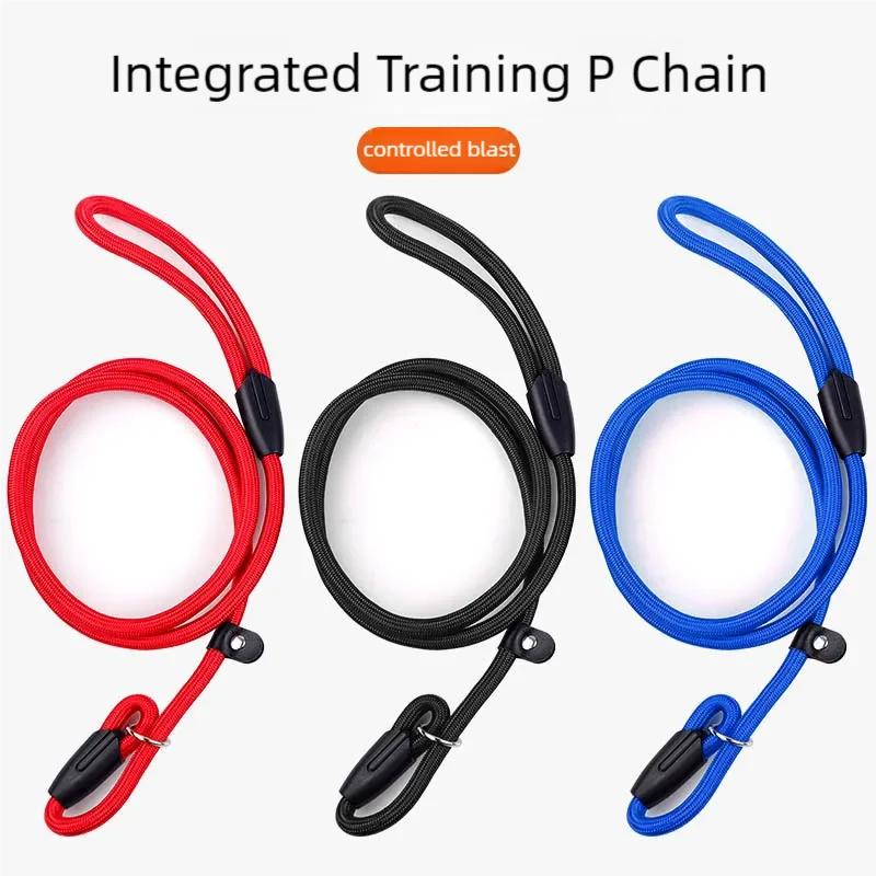 High Density Nylon Braided Dog Leash Strong Slip Lead Adjustable Loop Training Anti Pull for Small 1005009900504806