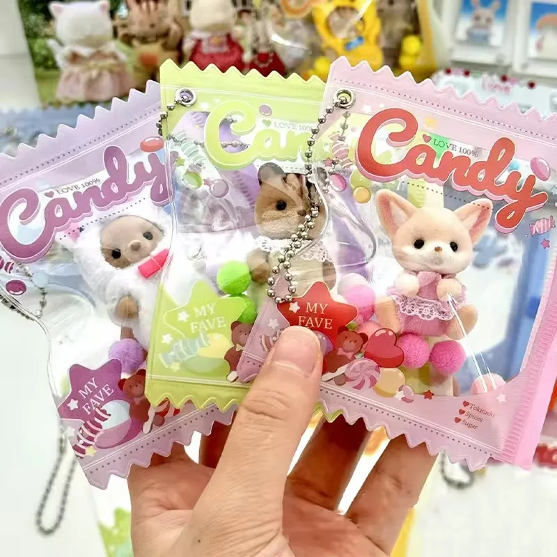 Kid Dollhouse Cat Family Animal Figure Poodle Flocked Shaggy Forest Dog Miniatures Garage Model Toy 1005009910874422