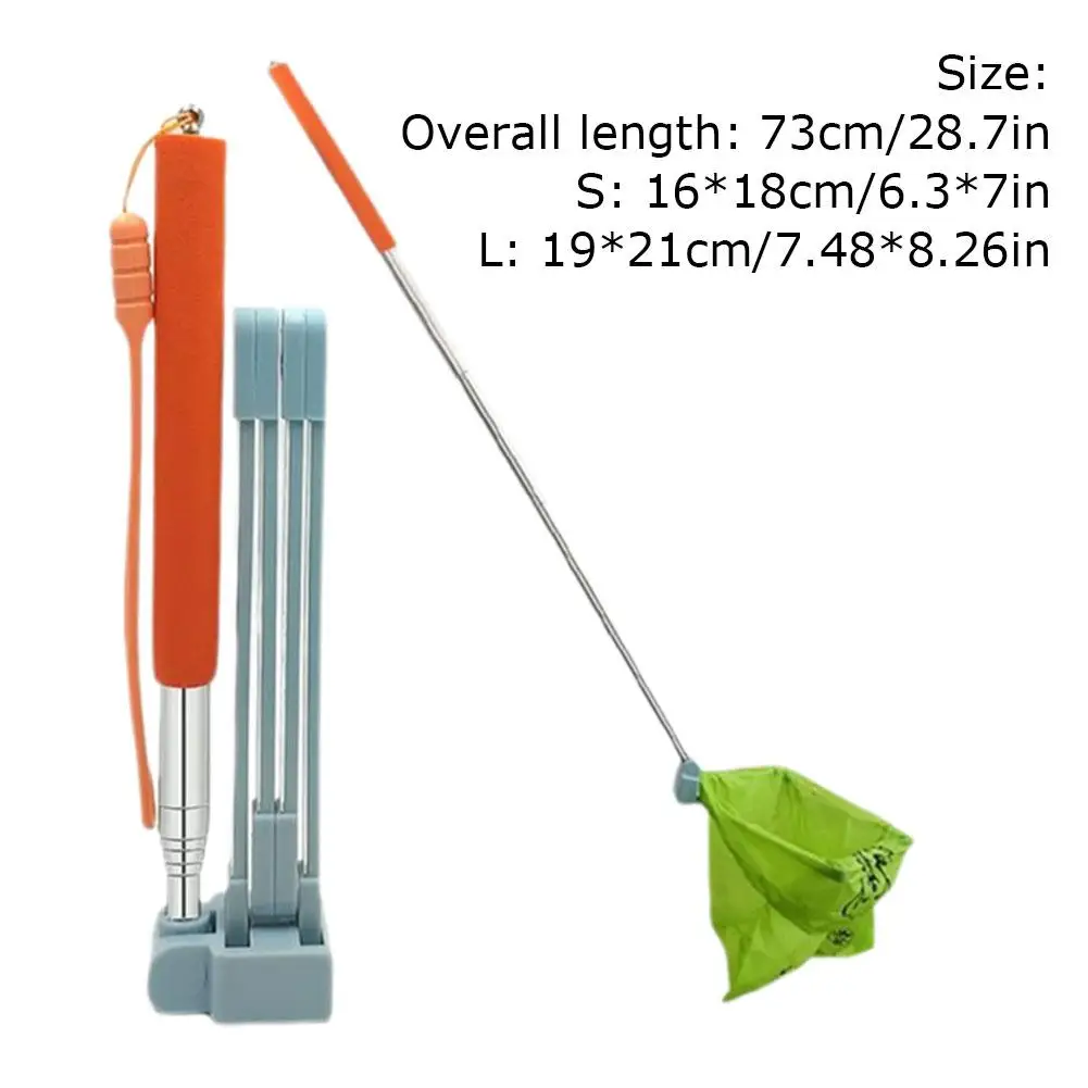28.7-inch Long Handle Steel Dog Cat Pet Poop Scoop Garbage Grabber Dirt Picker Environmentally 1005009912065376
