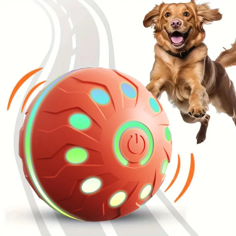 Automatic Rolling Ball Dog and Cat Toys, Durable Dog Chew Ball Toys 1005009912239458