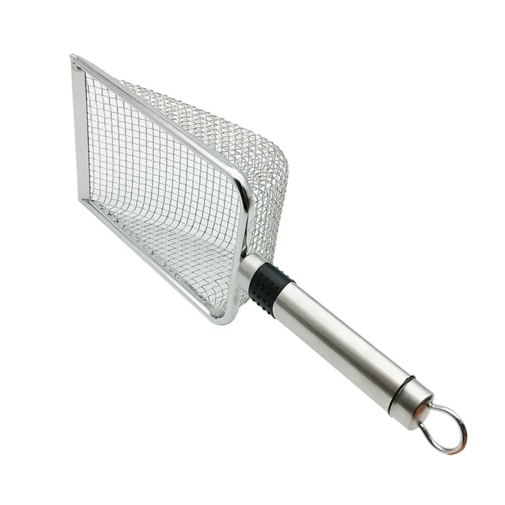 New Pet Cleaning Tool Metal Aluminum Alloy Cat Litter Scoop Stainless Steel Durable Handle Pet Poop 1005009914204087