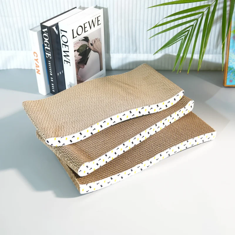 Cat Scratchers Cardboard Cat Scratching Board Durable Grind Claws Corrugated Paper Pets Sofa for 1005009915076466