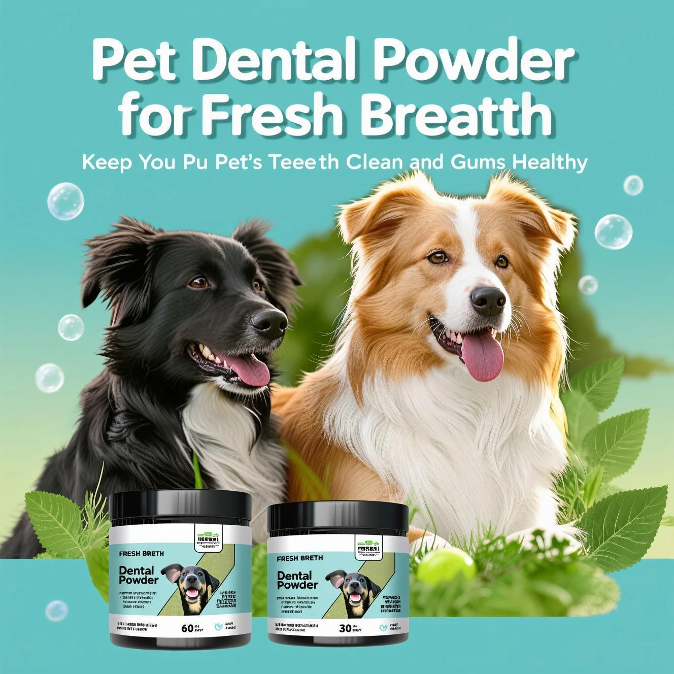 Natural Dog Cat Dental Care Powder 1005009920374372