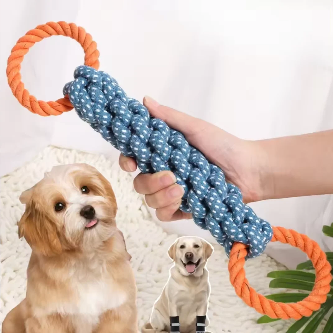 Pet Chew Tug Toys Interactive Dog Rope Toys for Medium Large Dogs Indestructible Giant Safe Teeth 1005009921754448