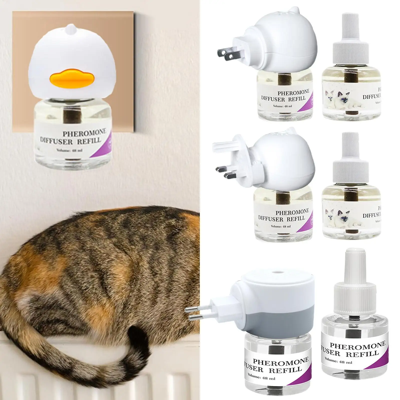 Pet Pheromone Diffuser To Calm Cats Calming Pheromone Diffuser For Calm Relaxing Home Indoor Cat 1005009922829541