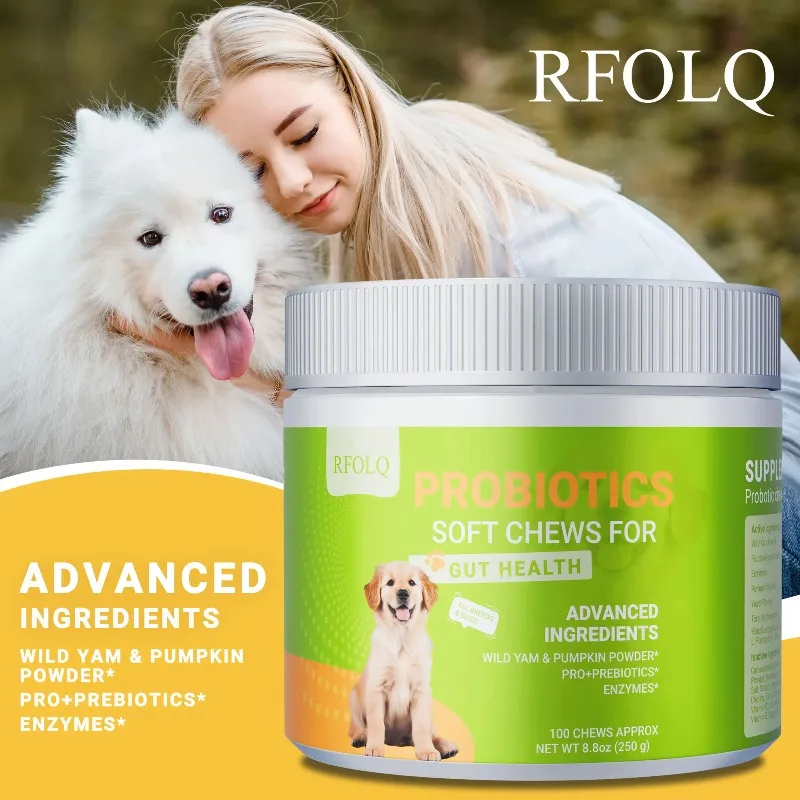 Probiotics for Dogs, Increasing Appetite, Improves Digestion, Supports Gut Health, Reduce Itchy Skin 1005009928157795
