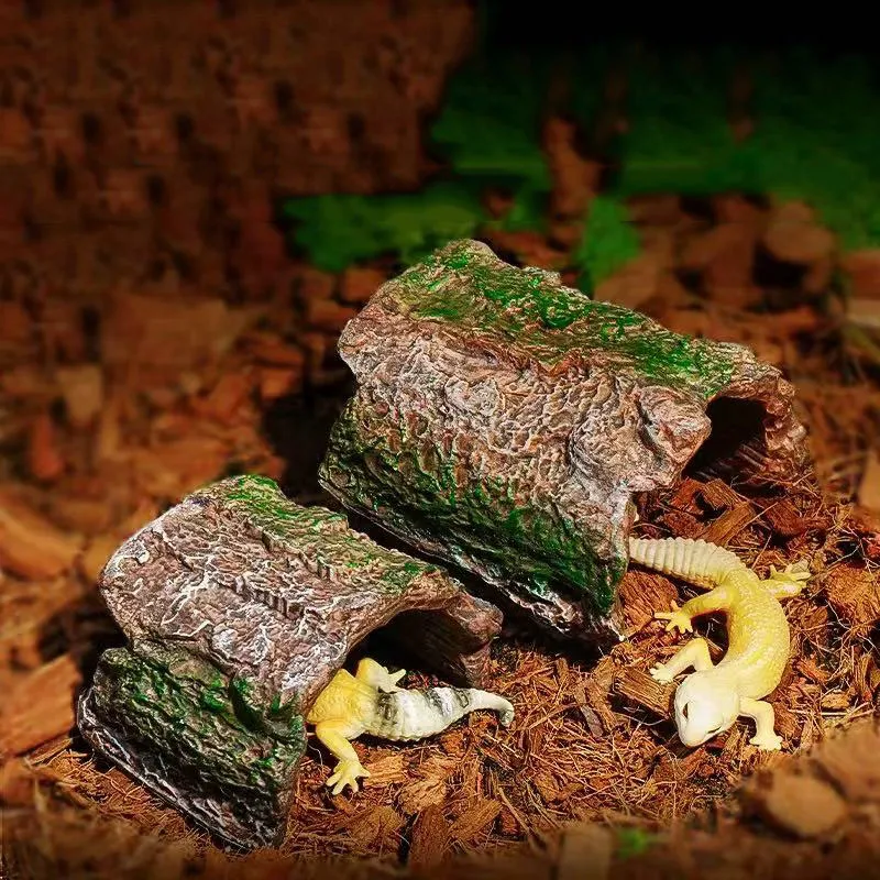 Creative Reptile Terrarium Turtle Accessories Basking Platform Rest Cave Resin Climb Toy Aquarium 1005009929801994