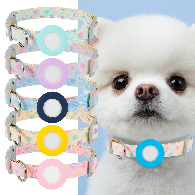 Cute Pet Collar For Airtag Adjustable Collar For Cat Small Dog Anti-lost Durable Cat Necklace Puppy 1005009932559087