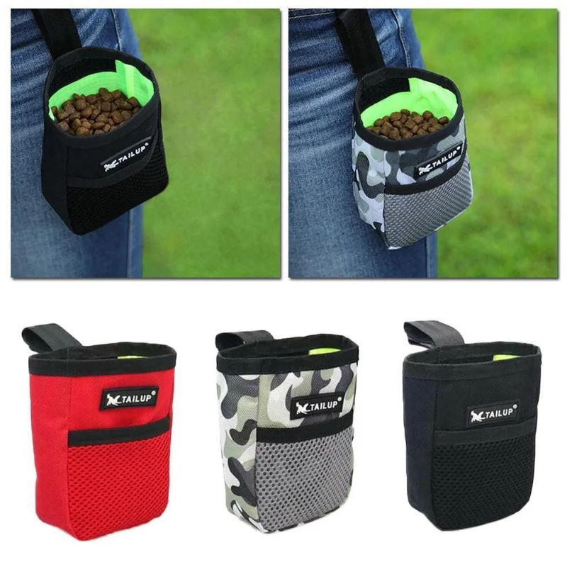 Pet Dog Waist Bag Reward Snack Pocket Puppy Training Treat Bait Obedience Agility Food Pouch 1005009934307117