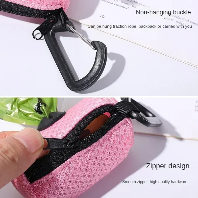 Dog Poop Bag Dispenser Hangingable Dog Poop Bag Holder Poo Bags Dispenser for Dogs Walking Garbage 1005009939199369