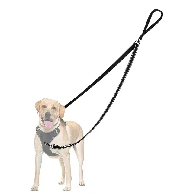 Reflective Two Point Control Dog Leash No Pull Training Lead Soft Padded Handle Comfortable Walking 1005009939906887